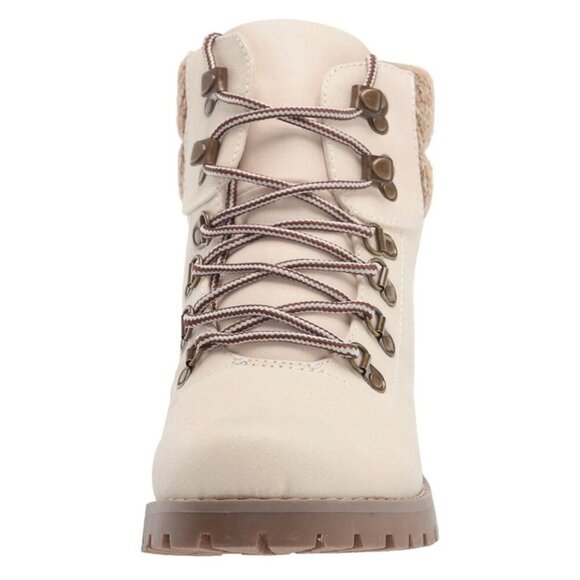 Cliffs by White Mountain PATHFIELD Women's Lace Up Lug Sole Booties Winter Boots - Picture 4 of 8